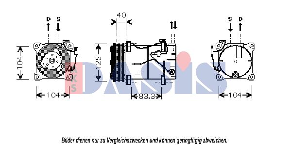 AKS DASIS kompresorius, oro kondicionierius 852980N